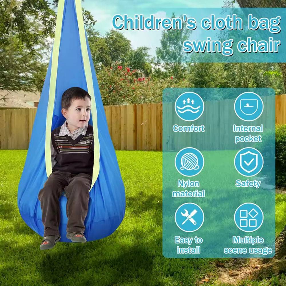 Kids Outdoor Chair Plastic - Siège suspendu pour enfants en nylon