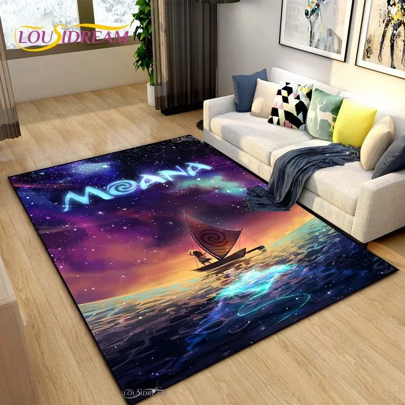 Kids Outdoor Bench Table - Moana kawaii dessin animé tapis pour