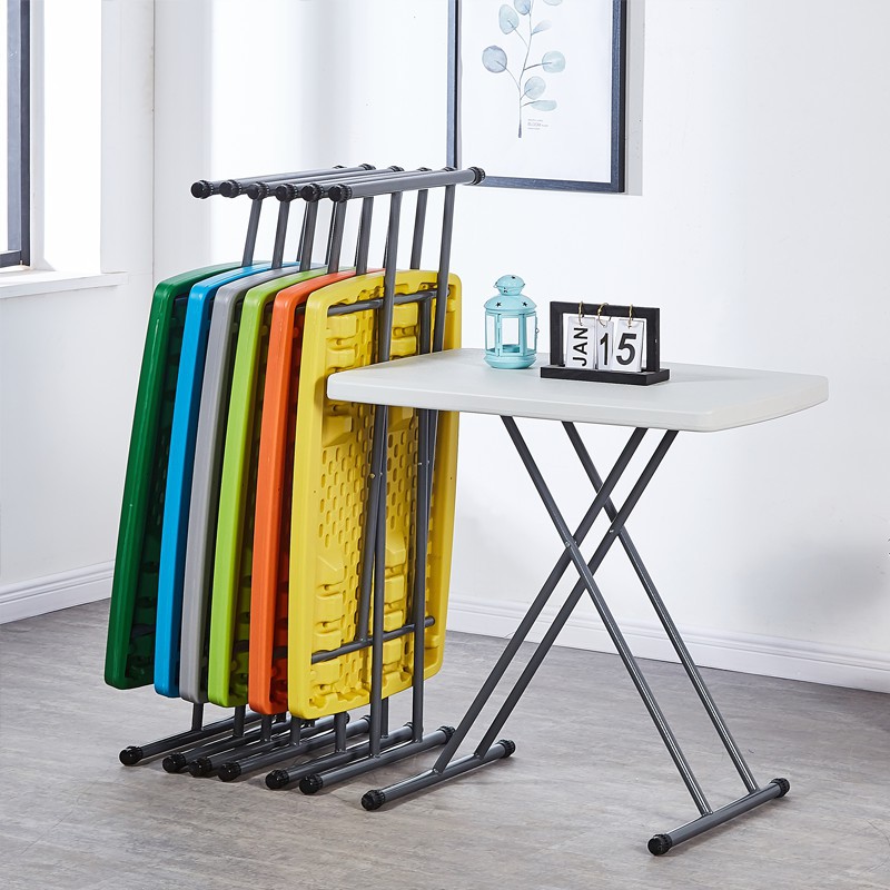 Kids Outdoor Folding Table - Table à manger carrée pliable réglable