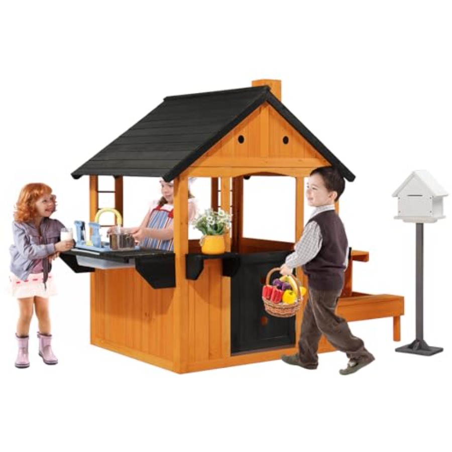 Kids Outdoor Sink - Maison de jeu en bois pour