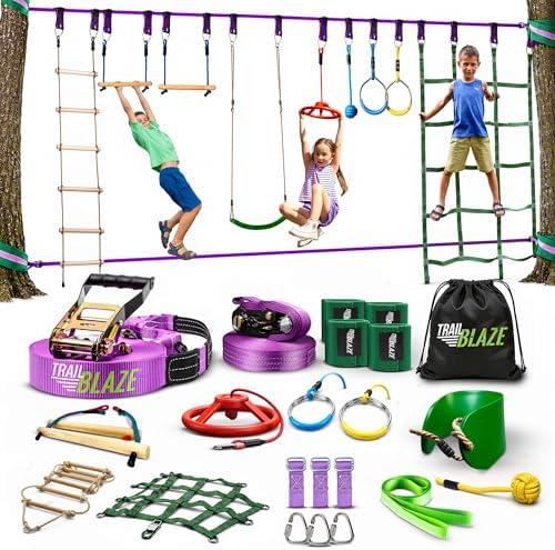 Kids Outdoor Monkey Bars - Parcours d'obstacles pour enfants - Amusement
