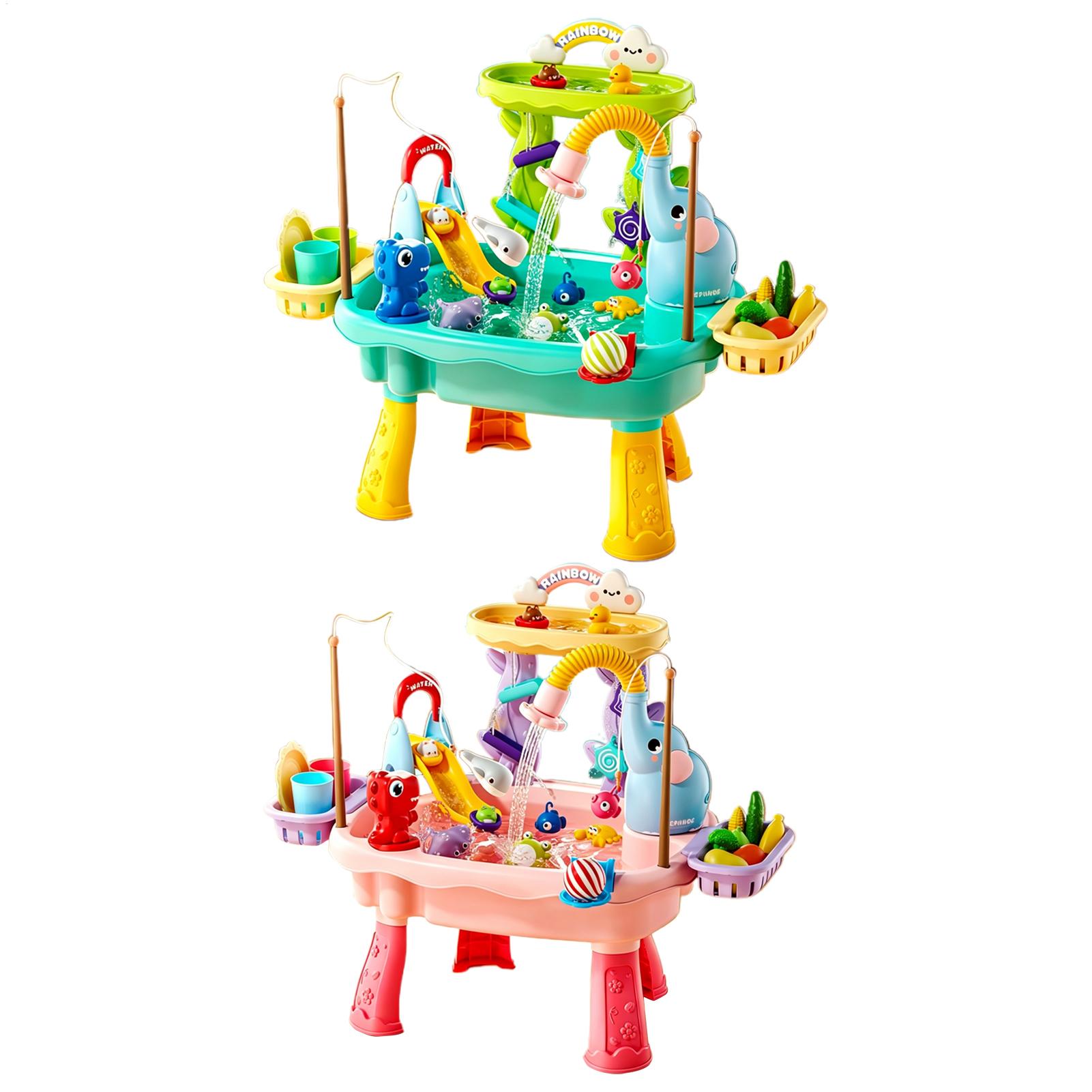 Kids Outdoor Sensory Table - Table d'eau améliorée pour tout-petits, évier