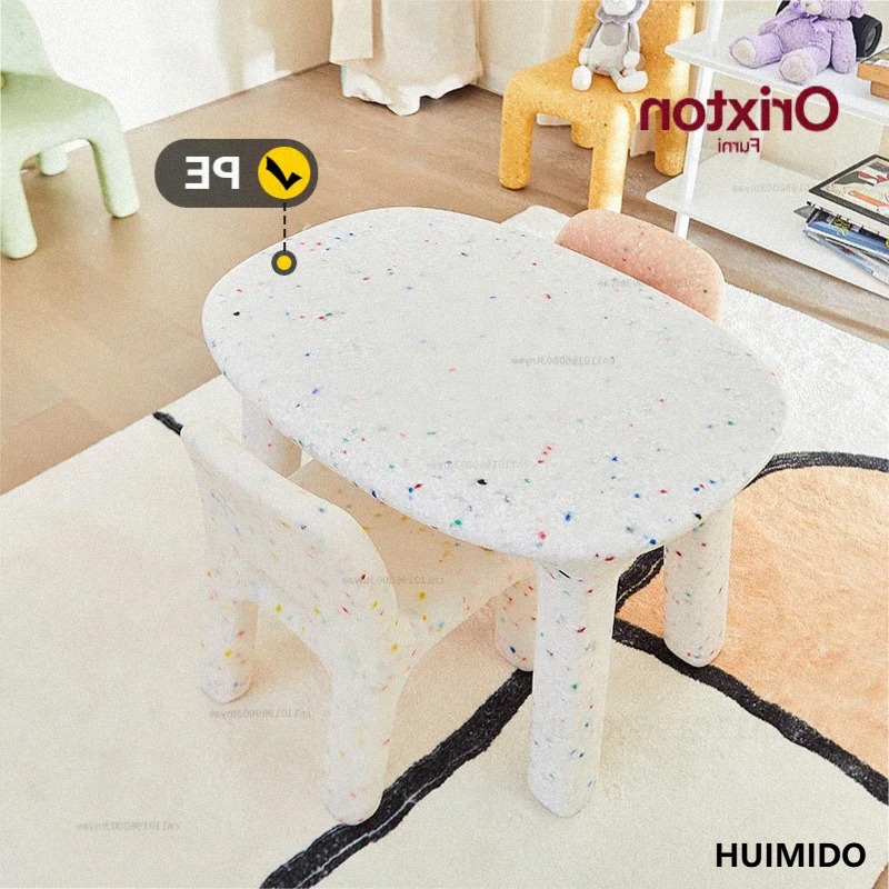 Kids Outdoor Chair Plastic - Ensemble table et chaises d'étude pour