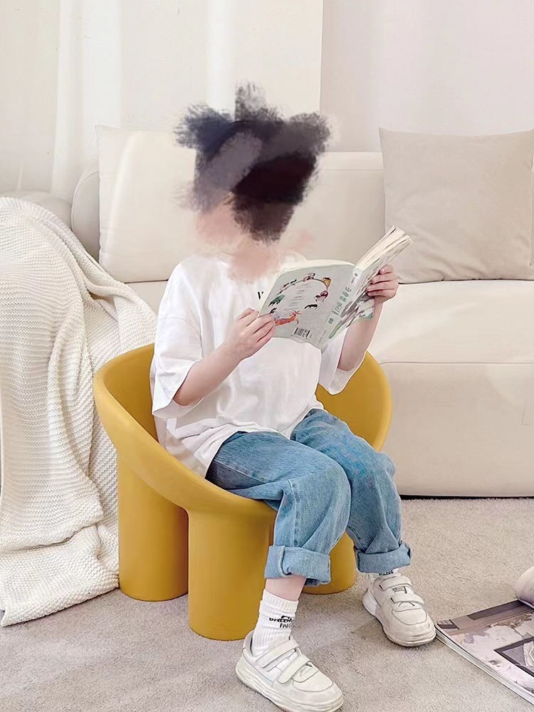 Kids Outdoor Chair Plastic - Roly XR-Chaise d'Extérieur avec Coussin en