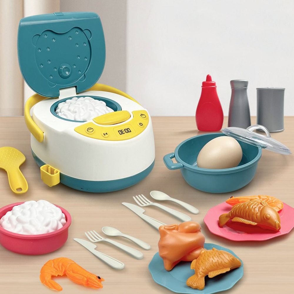Kids Outdoor Mud Kitchen Accessories - Ensemble de jeu de cuisine multicolore
