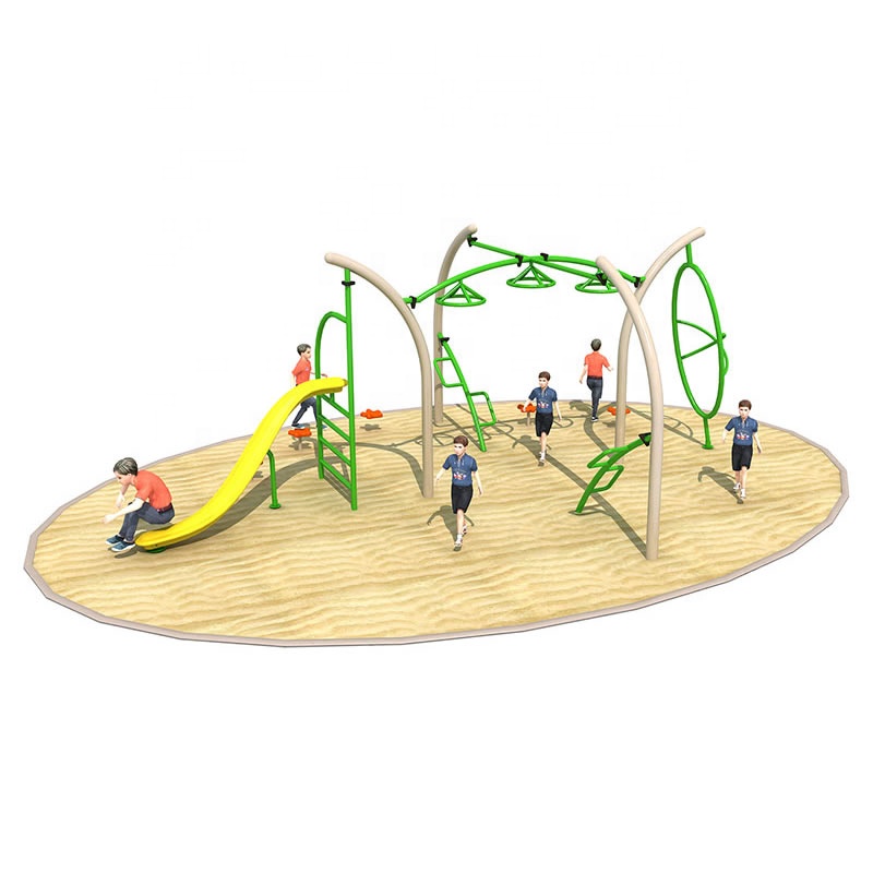 Kids Outdoor Monkey Bars - Barres de grimpe en métal pour