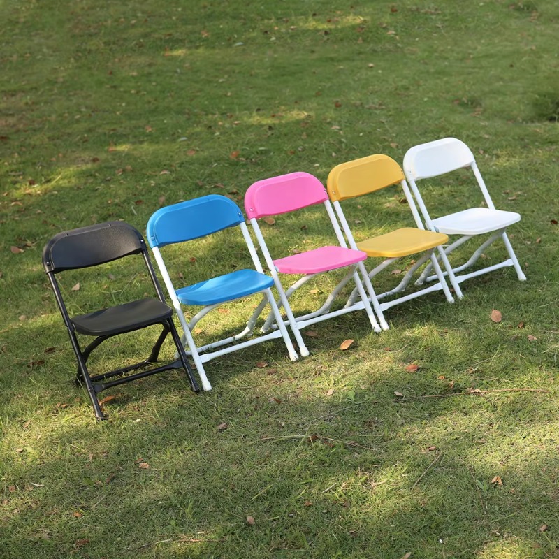 Kids Outdoor Chair Plastic - Chaise pliante en acier et plastique