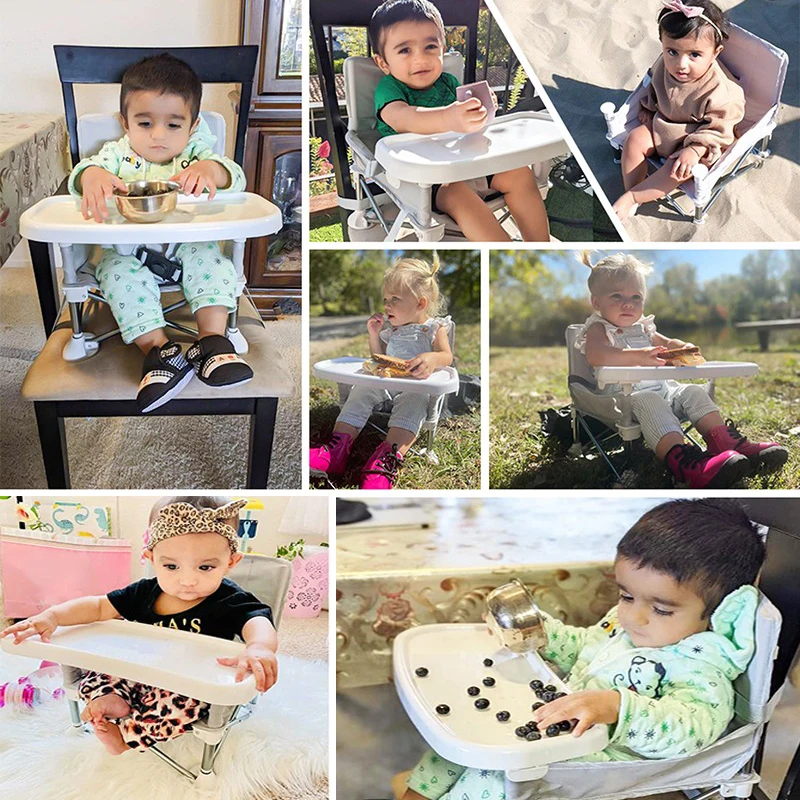 Kids Outdoor Chair Plastic - Chaise haute portable et pliable pour