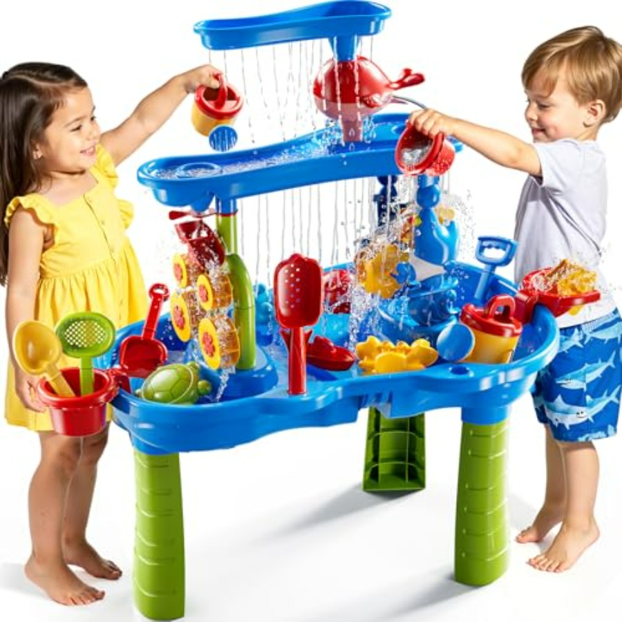 Kids Outdoor Sensory Table - Table de jeu sensoriel d'extérieur à