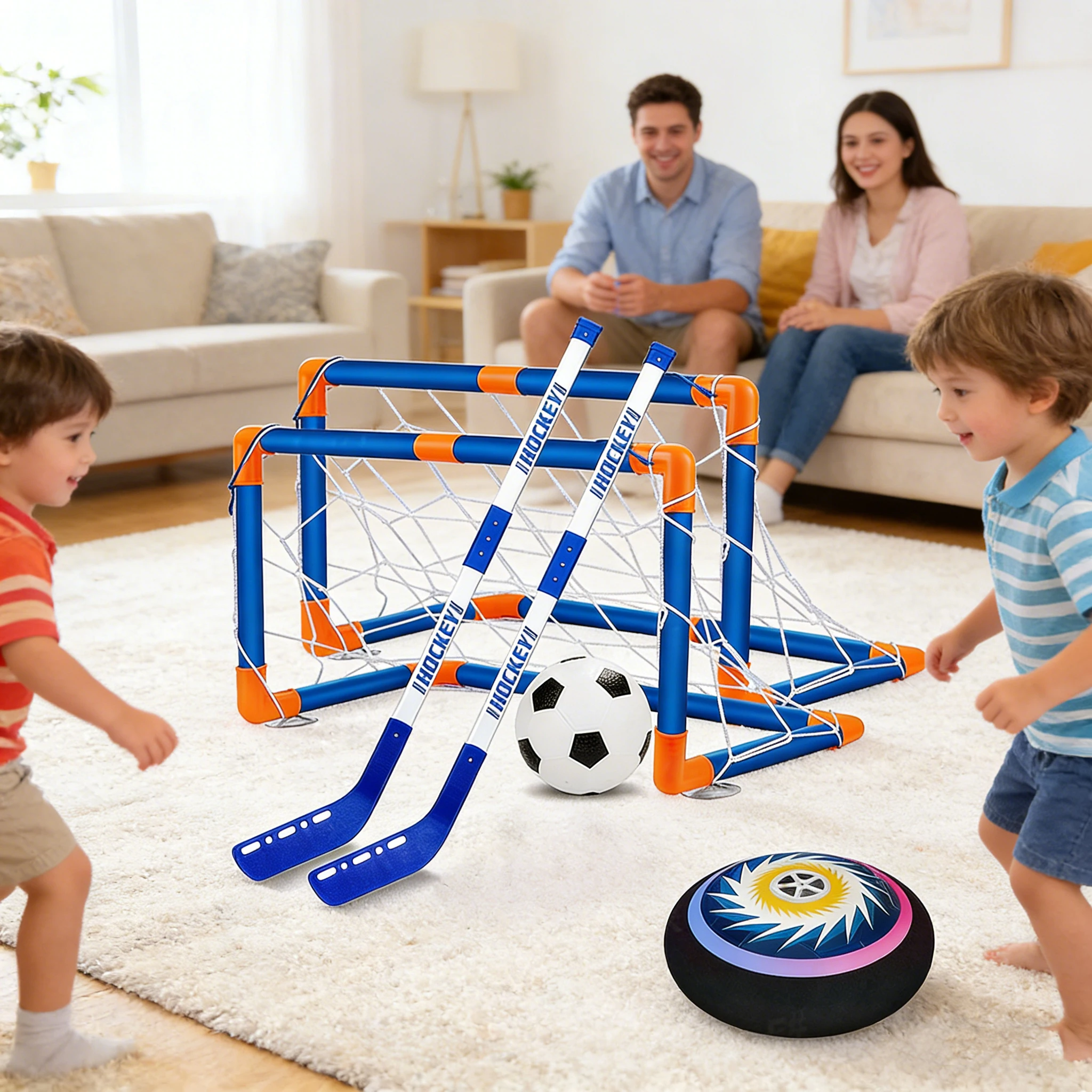 Kids Outdoor Hockey Set - Ensemble de hockey sur air pour