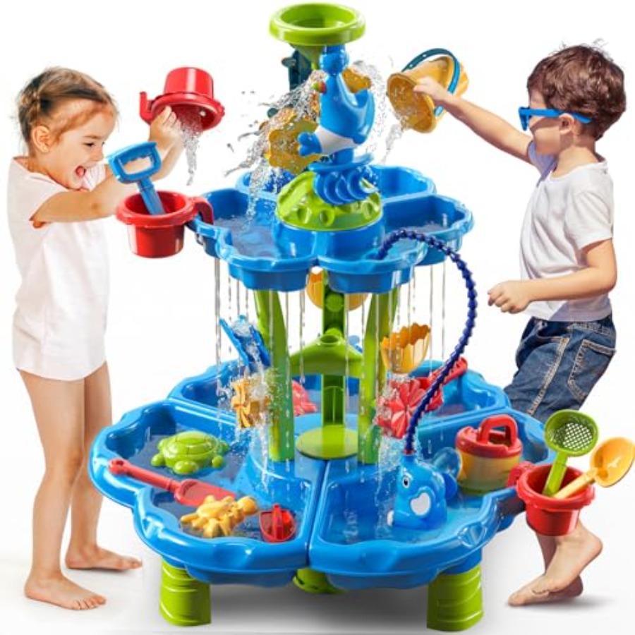 Kids Outdoor Sensory Table - Table d'eau sensorielle d'extérieur pour enfants