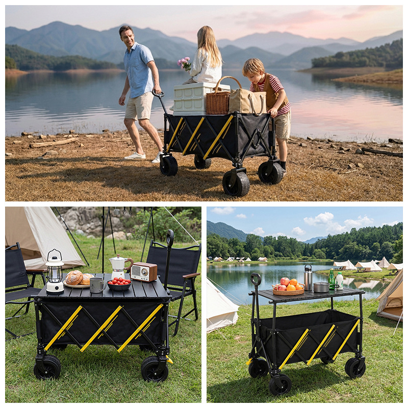 Chariot de camping pliable mul - Kids Outdoor Bench Table avis et prix
