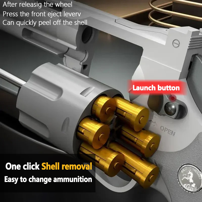 Pistolet Lanceur Revolver A5 à - Kids Outdoor Easter Toys avis et prix