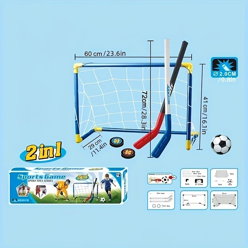 Ensemble de buts de hockey et  - Kids Outdoor Hockey Set avis et prix