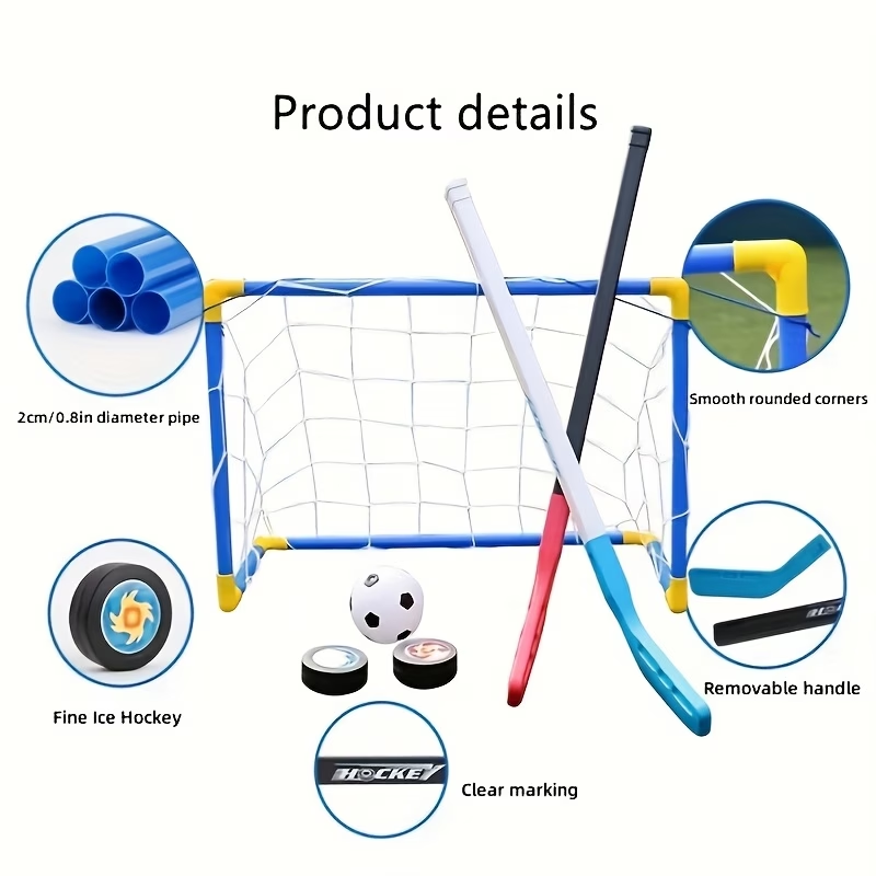 Ensemble de buts de hockey et  - Kids Outdoor Hockey Set avis et prix