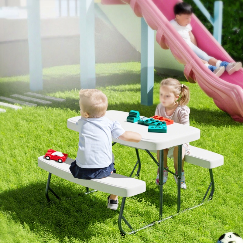 Ensemble table et banc pliants - Kids Outdoor Bench Table avis et prix