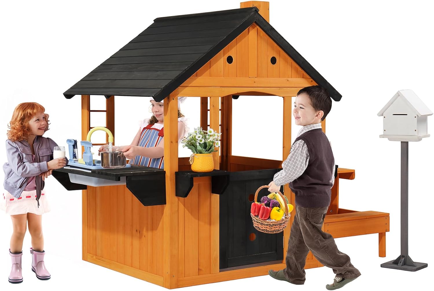 Maisonnette en bois pour enfan - Kids Outdoor Sink avis et prix
