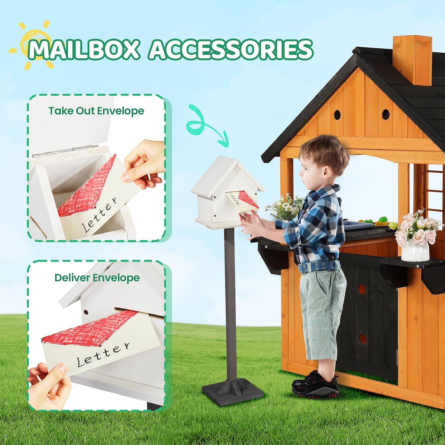 Maisonnette en bois pour enfan - Kids Outdoor Sink avis et prix