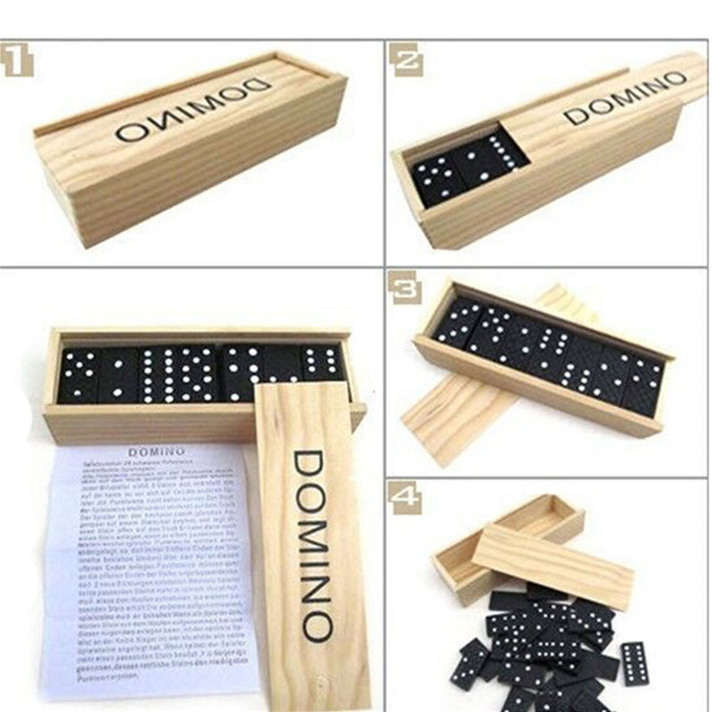 Jeu de dominos en bois 28 pièc - Kids Outdoor Bench Table avis et prix