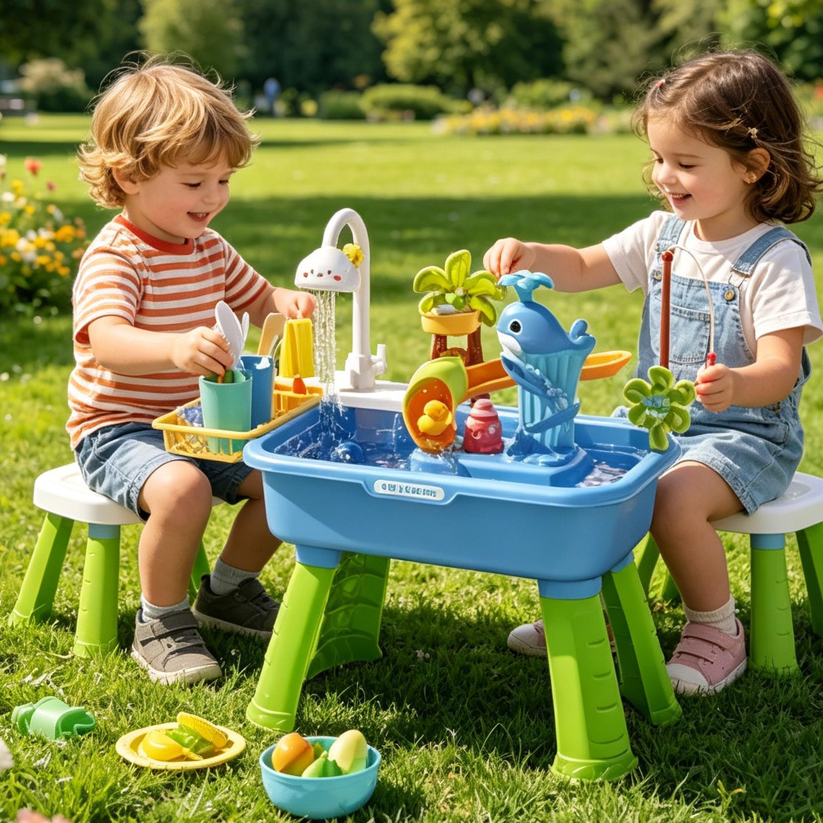 Table de jeux aquatiques d'ext - Kids Outdoor Sensory Table avis et prix
