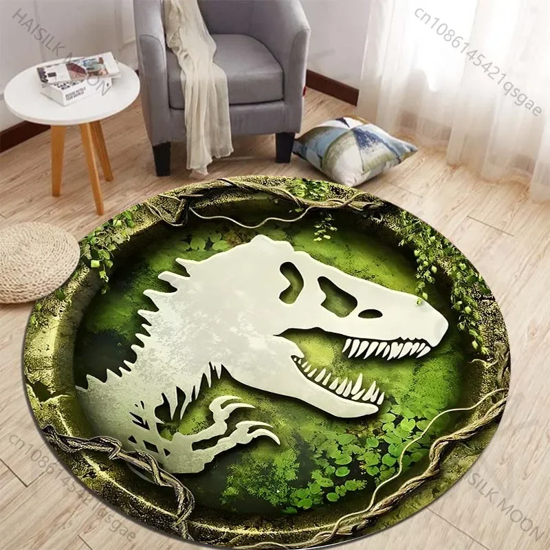 Tapis ronds imprimé dinosaure  - Kids Outdoor Mat Waterproof avis et prix