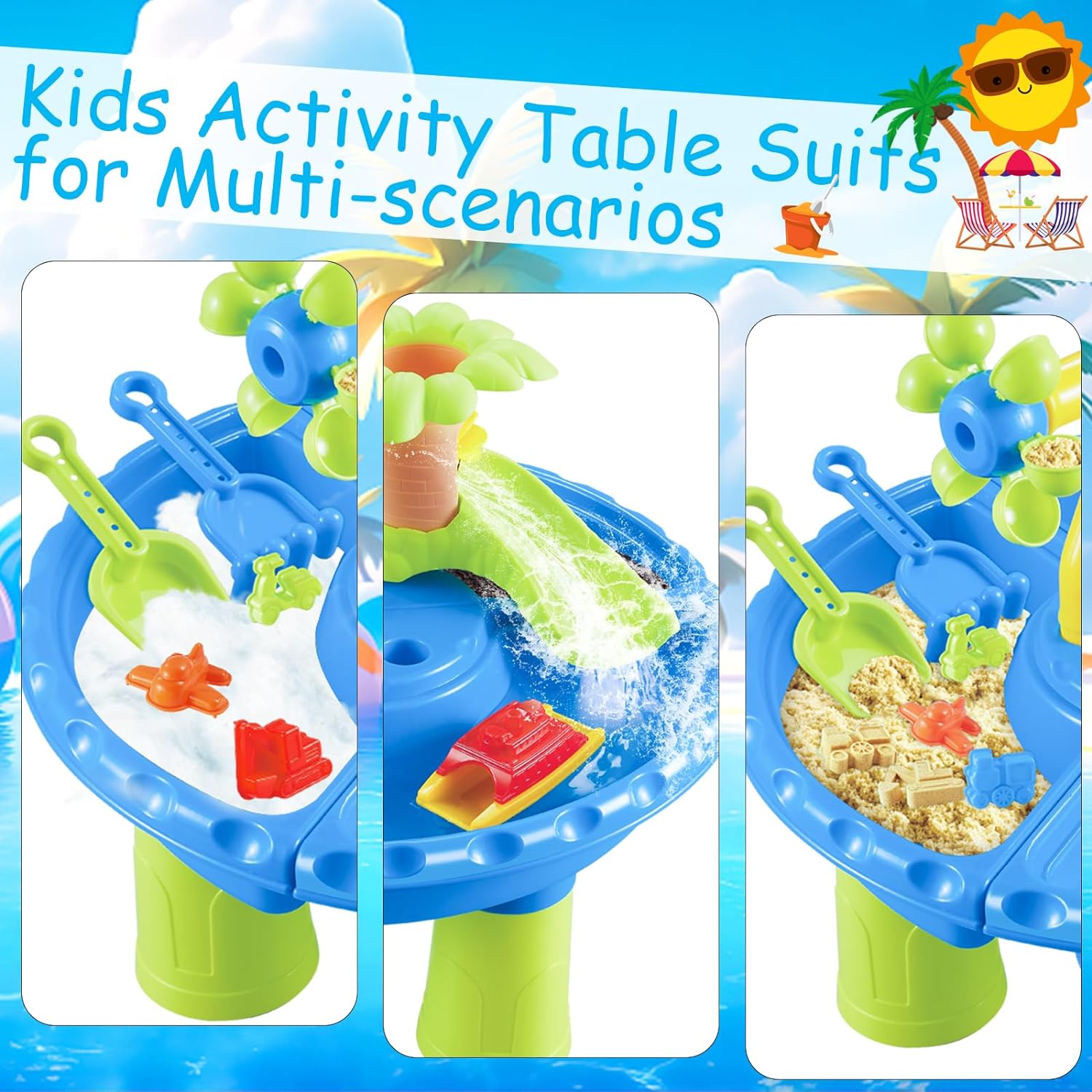 Bac à sable de Table à eau pou - Kids Outdoor Sensory Table avis et prix