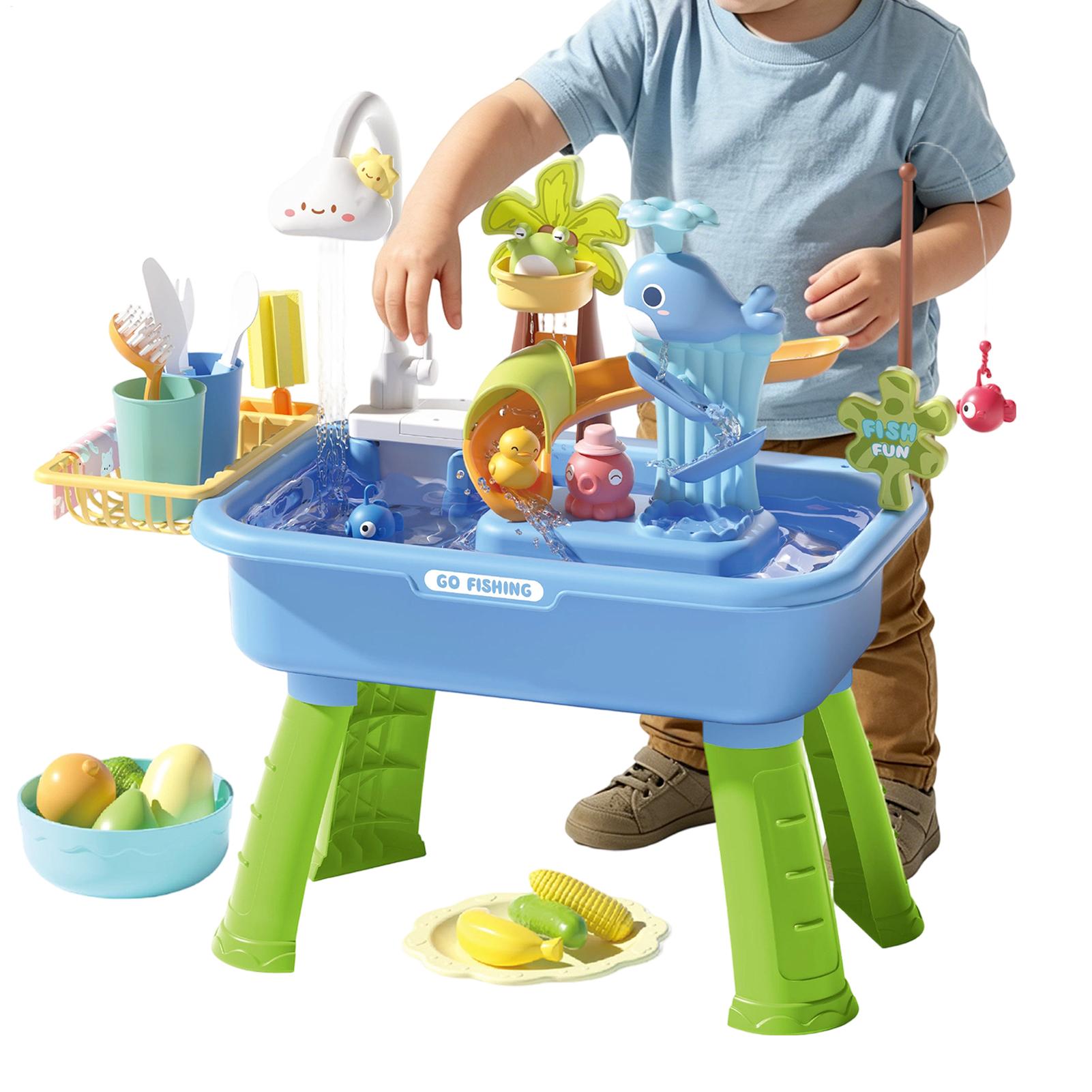 Table d'eau électrique 43 pièc - Kids Outdoor Sensory Table avis et prix