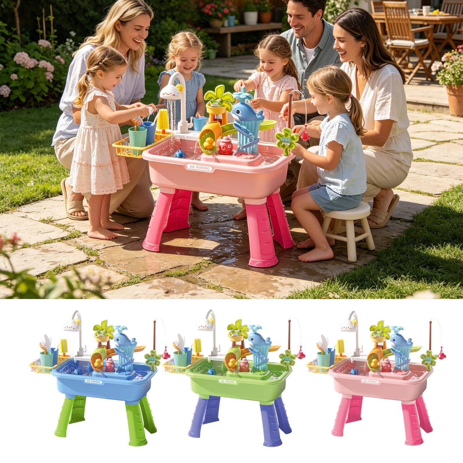 Table d'eau électrique 43 pièc - Kids Outdoor Sensory Table avis et prix