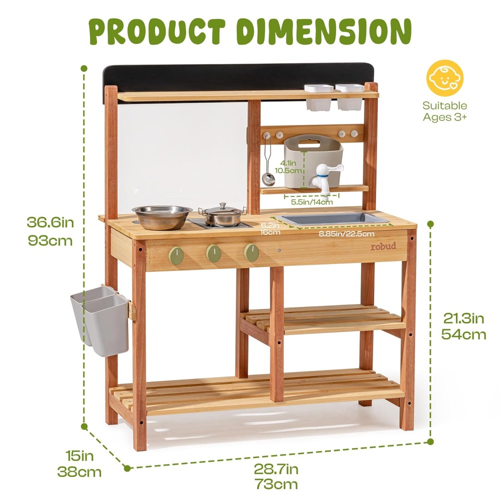 Cuisine en bois pour enfants,  - Kids Outdoor Sink avis et prix