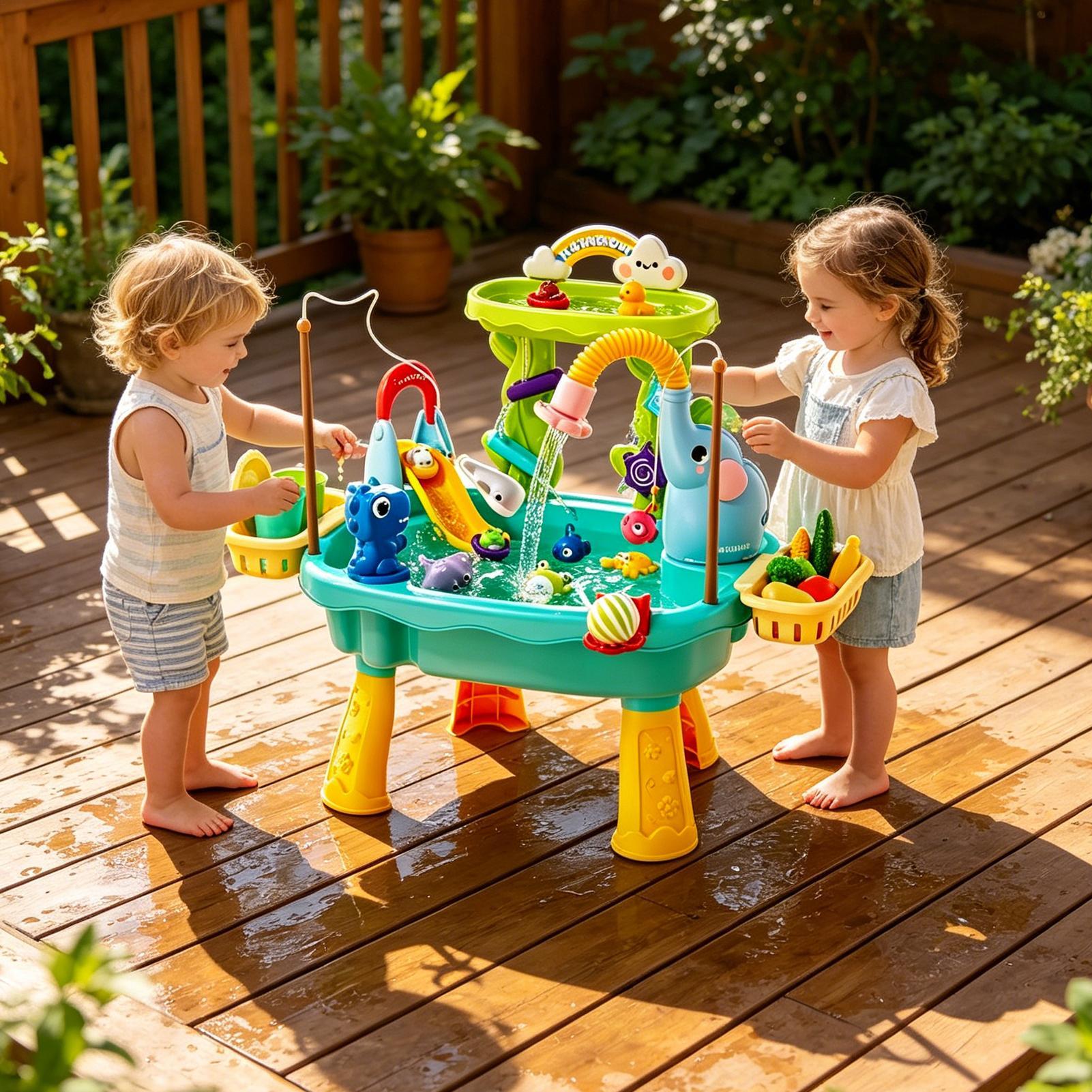Table d'eau améliorée pour tou - Kids Outdoor Sensory Table avis et prix