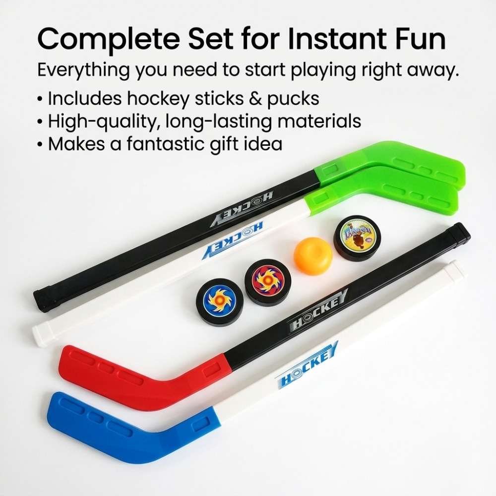 Bâton de hockey en plastique 7 - Kids Outdoor Hockey Set avis et prix