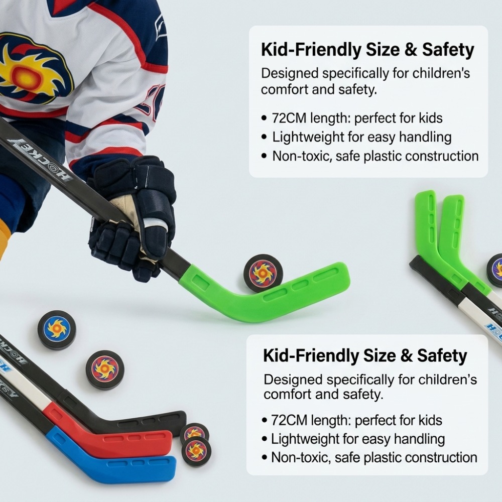 Bâton de hockey en plastique 7 - Kids Outdoor Hockey Set avis et prix
