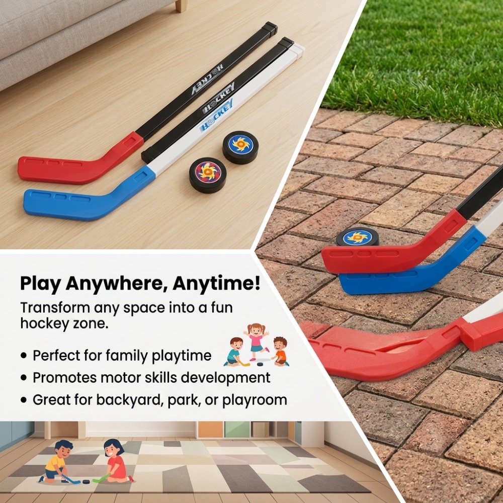 Bâton de hockey en plastique 7 - Kids Outdoor Hockey Set avis et prix