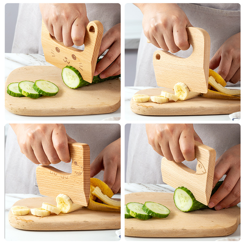 Couteau en bois pour enfants,  - Kids Outdoor Mud Kitchen Accessories avis et prix