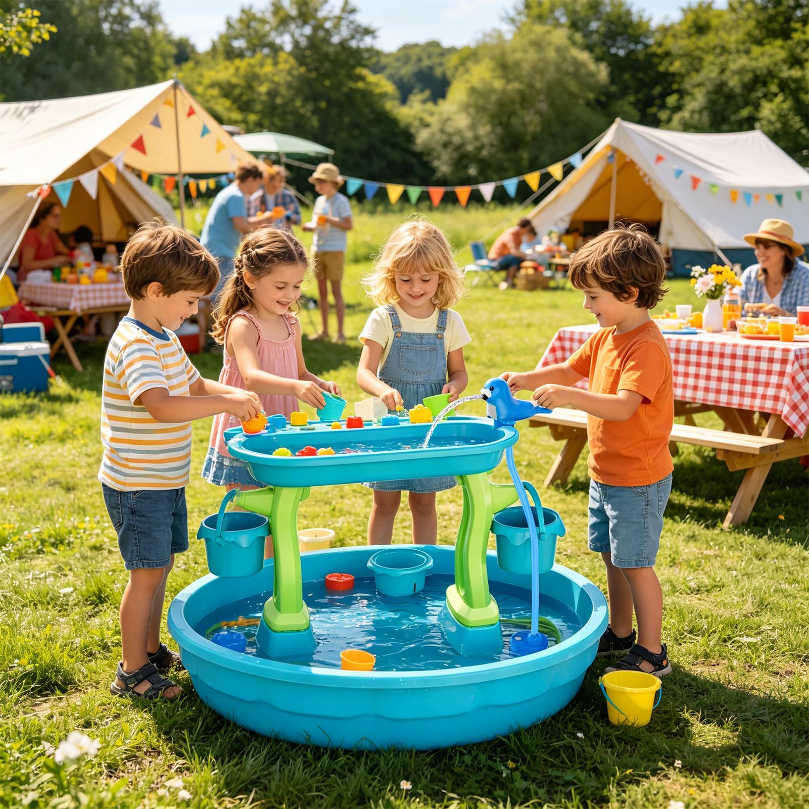 Pompe à eau rechargeable pour  - Kids Outdoor Water Play Table avis et prix