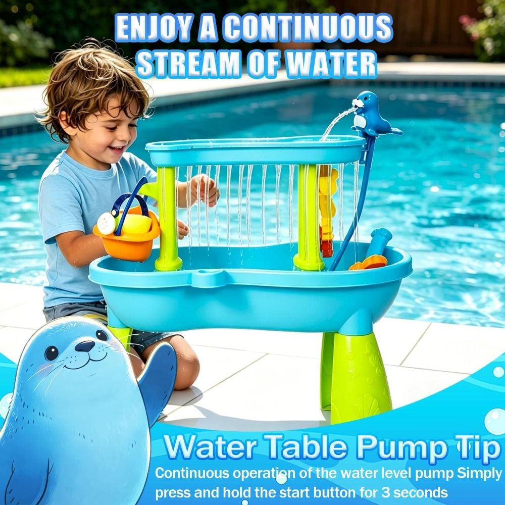 Pompe à eau portable sans perç - Kids Outdoor Water Play Table avis et prix