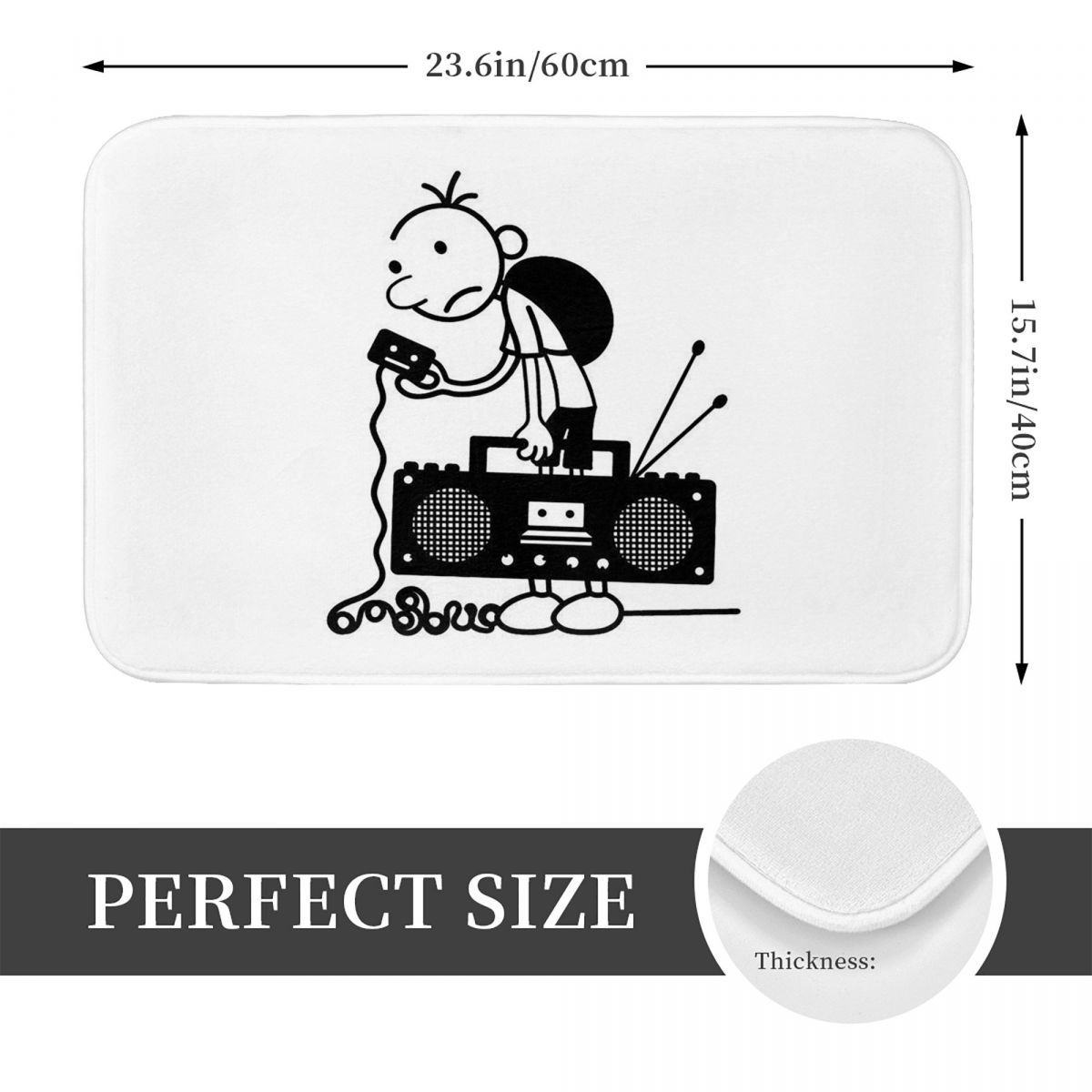 Paillasson antidérapant Diary  - Kids Outdoor Mat Waterproof avis et prix