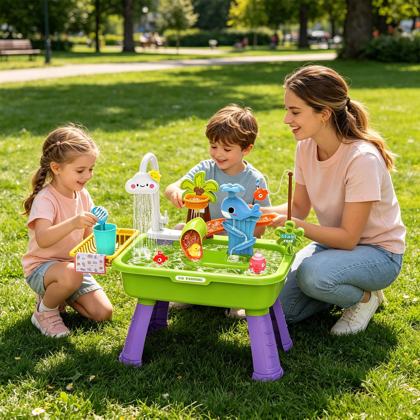 Table d'eau améliorée pour tou - Kids Outdoor Sensory Table avis et prix