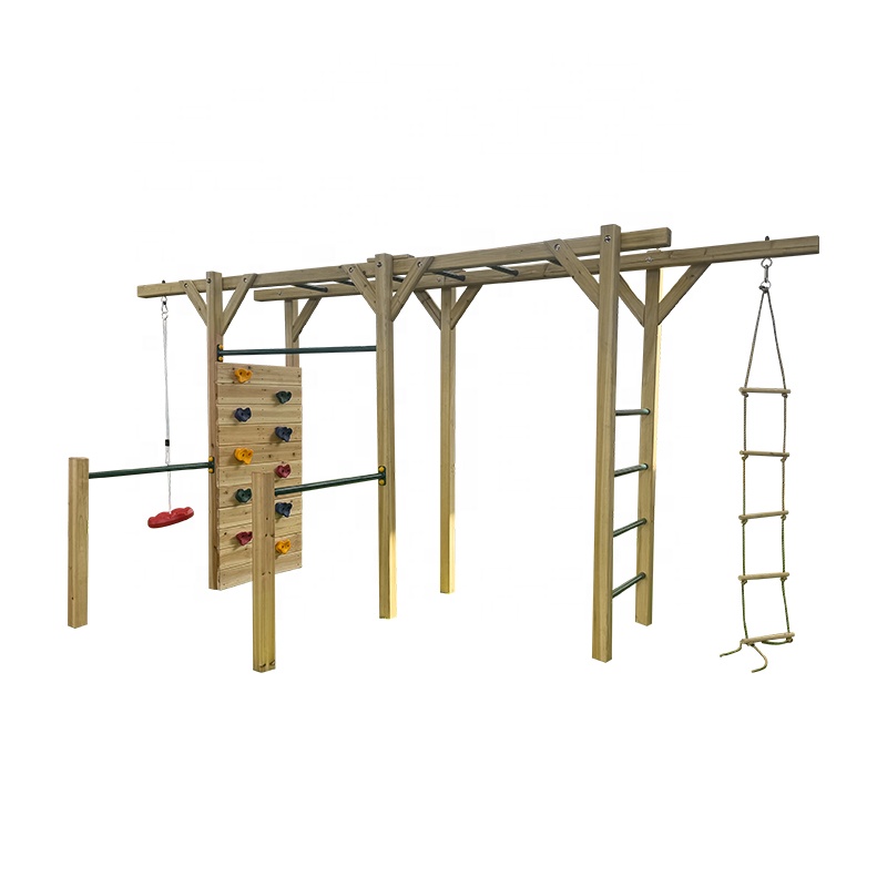 Équipement de fitness en bois  - Kids Outdoor Monkey Bars avis et prix