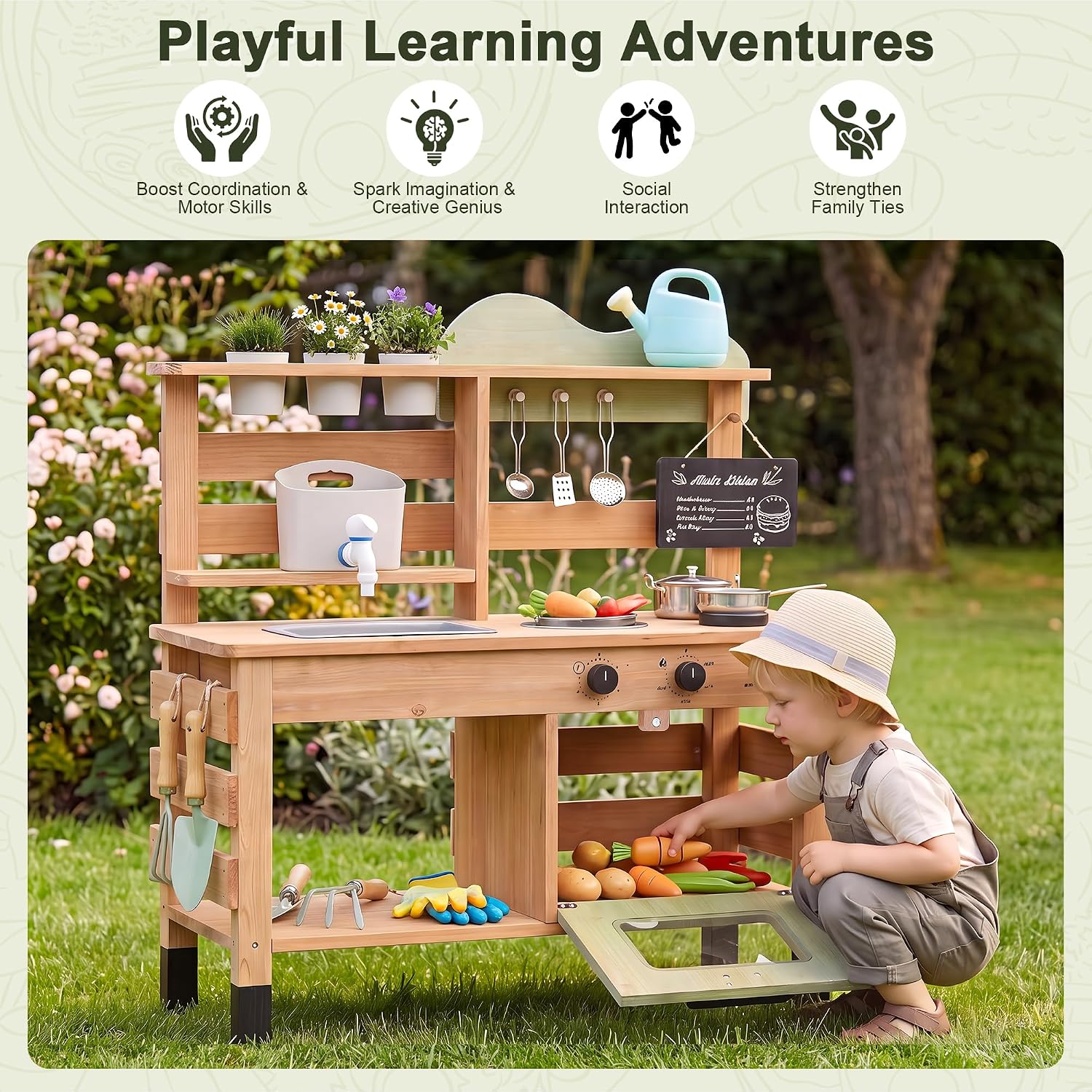 Cuisine de jeu d'extérieur OLL - Kids Outdoor Sink avis et prix