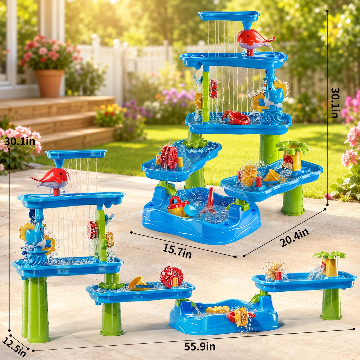 Table à eau à 5 niveaux pour e - Kids Outdoor Sensory Table avis et prix