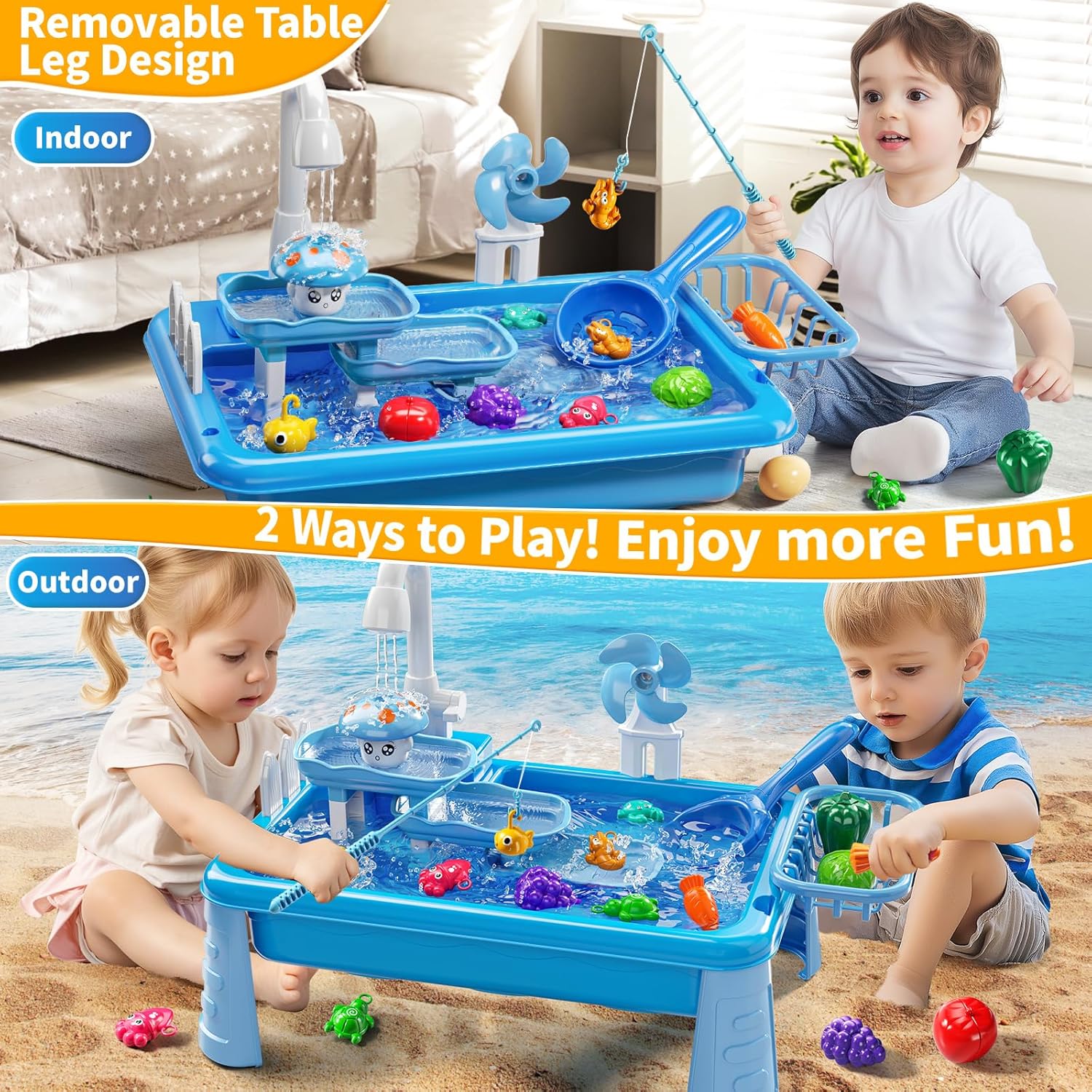 Table d'eau pour enfants avec  - Kids Outdoor Water Play Table avis et prix