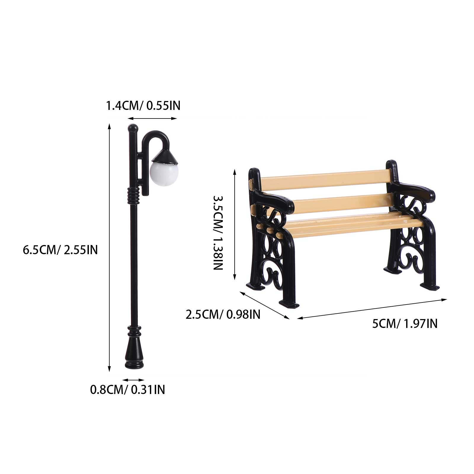 2 Pcs Mini Poteaux d'Éclairage - Kids Outdoor Chair Plastic avis et prix