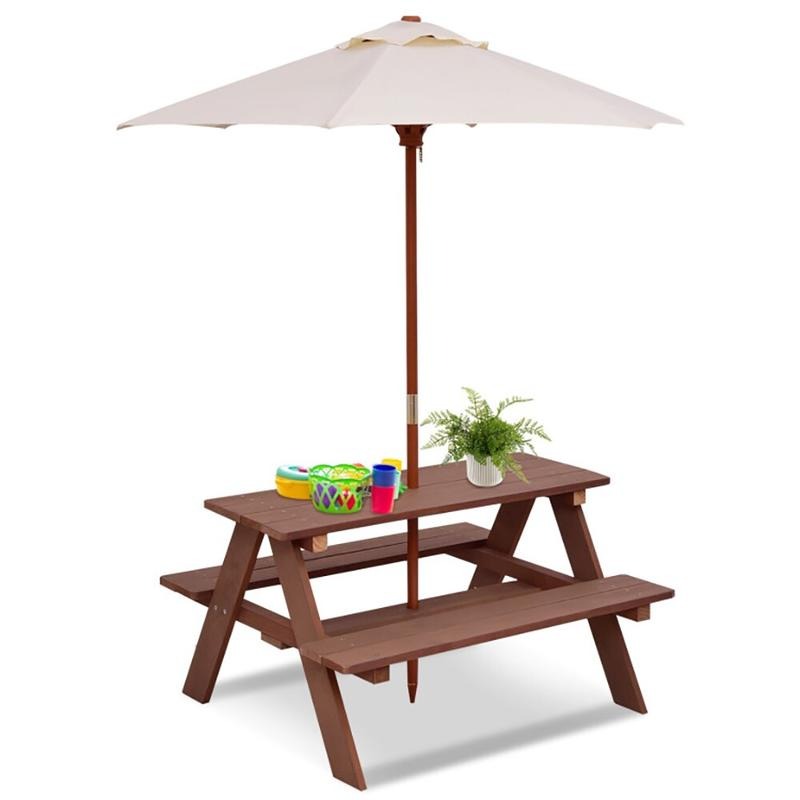 Ensemble table et banc de piqu - Kids Outdoor Bench Table avis et prix