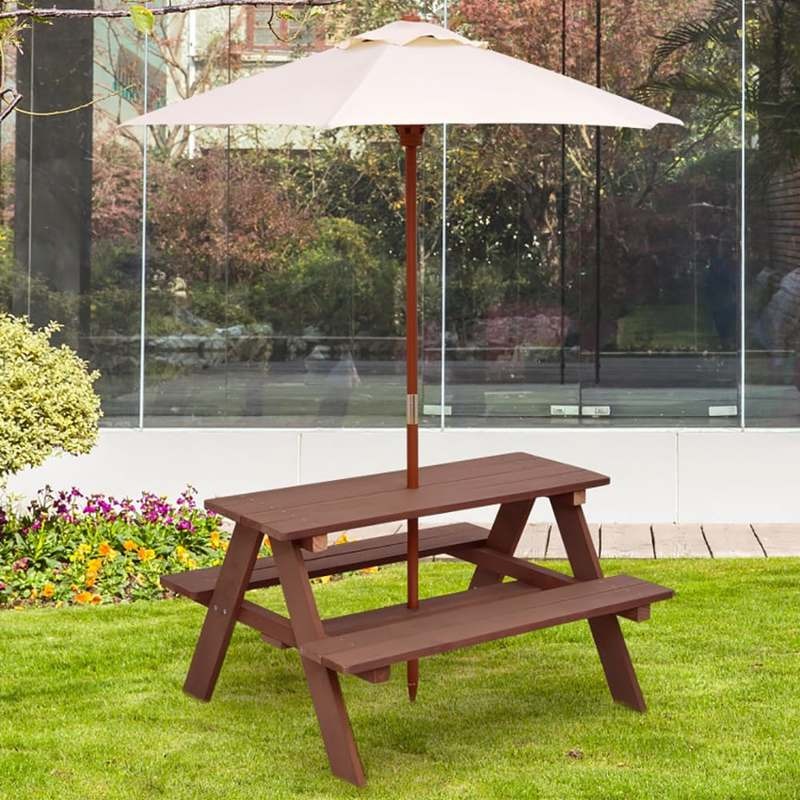Ensemble table et banc de piqu - Kids Outdoor Bench Table avis et prix