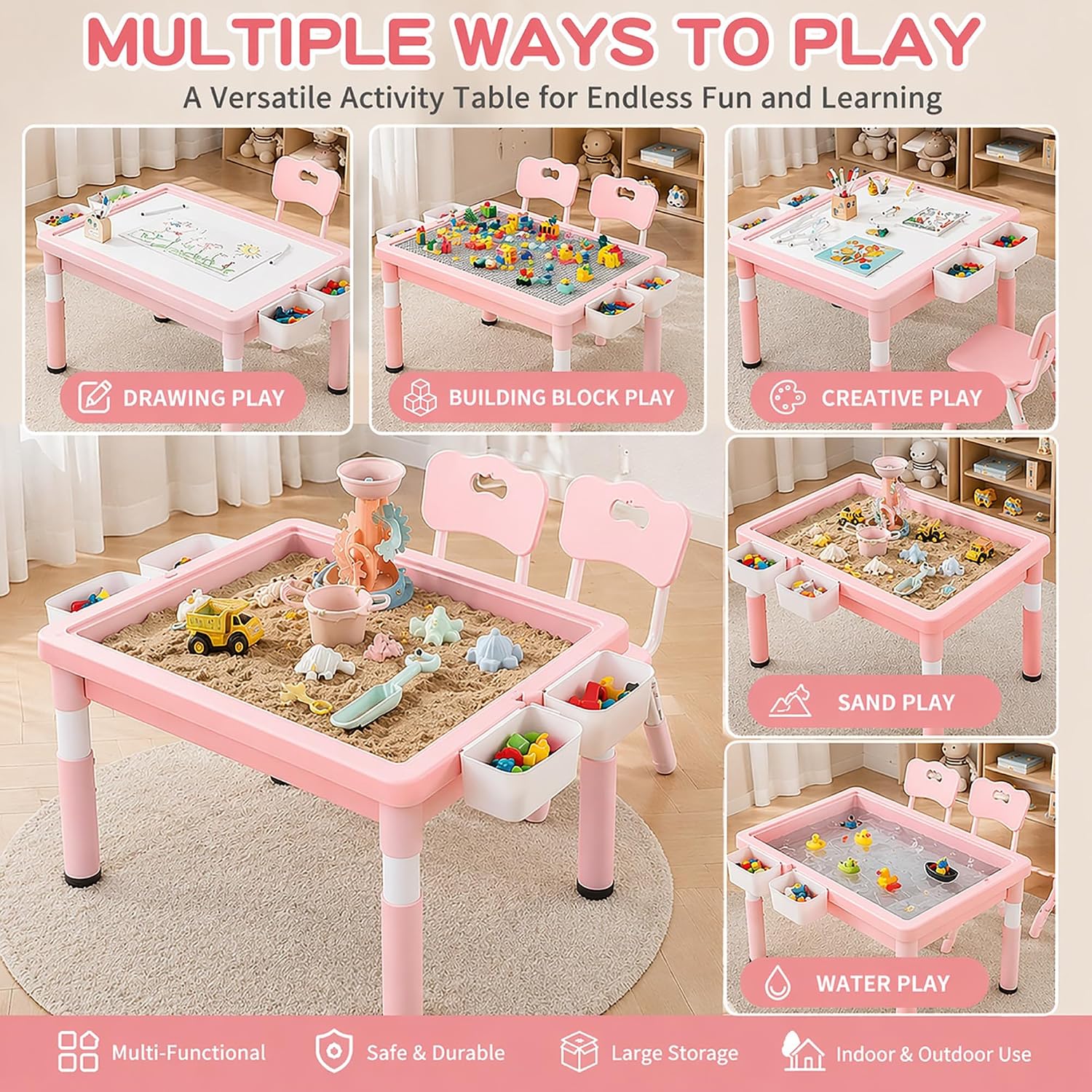 Table d'activités pour enfants - Kids Outdoor Sensory Table avis et prix