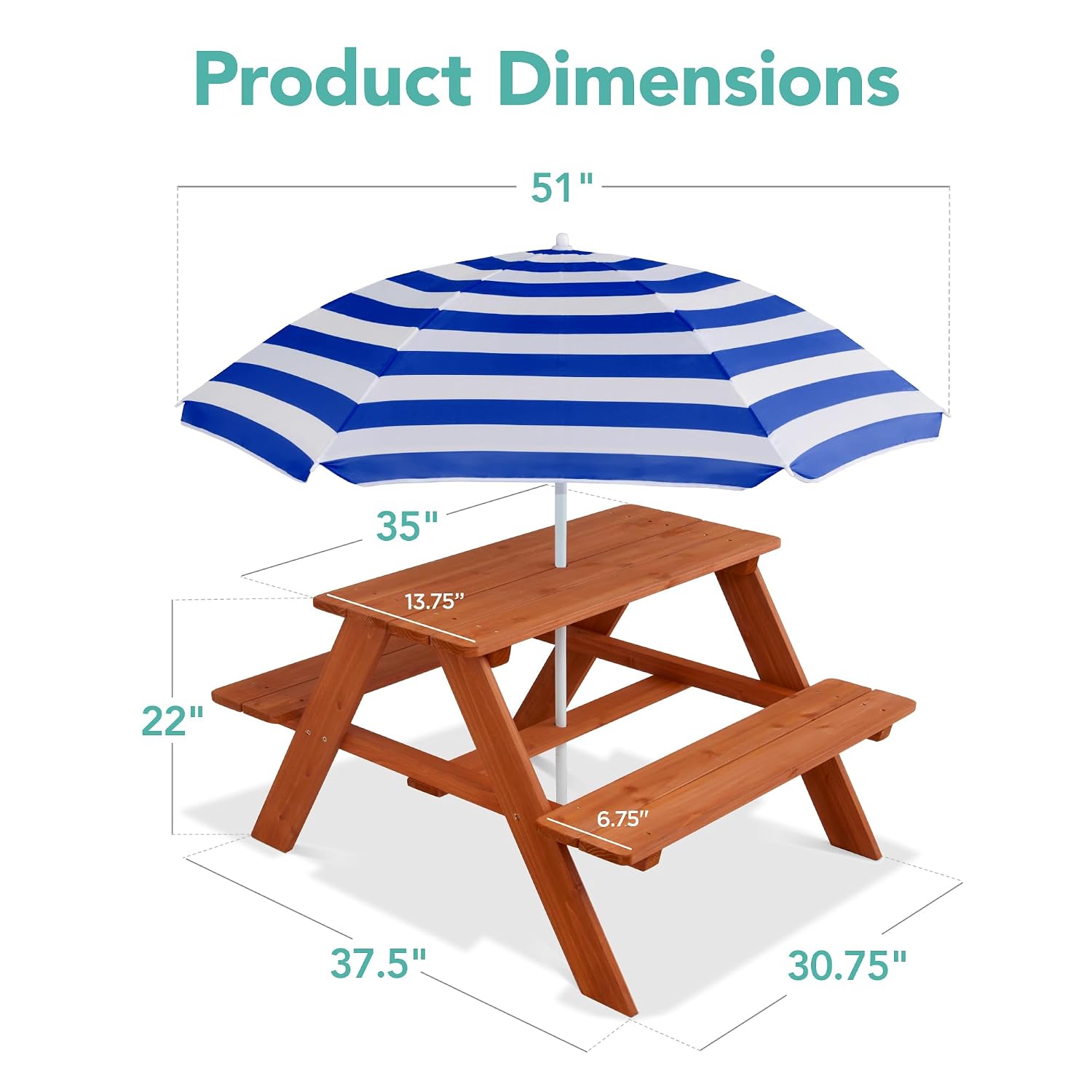 Table de pique-nique en bois p - Kids Outdoor Bench Table avis et prix