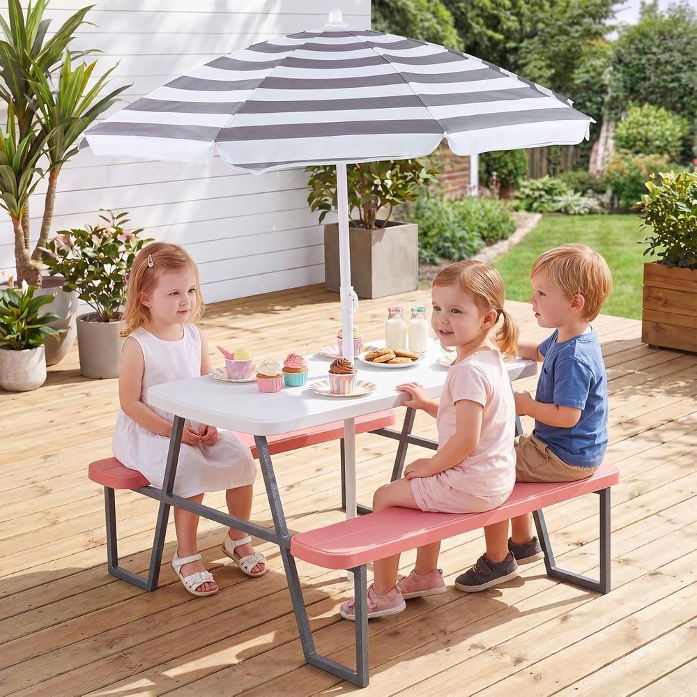 Table de pique-nique pour enfa - Kids Outdoor Bench Table avis et prix