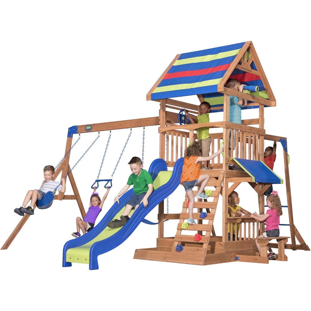 Ensemble de balançoires de jar - Kids Outdoor Monkey Bars avis et prix
